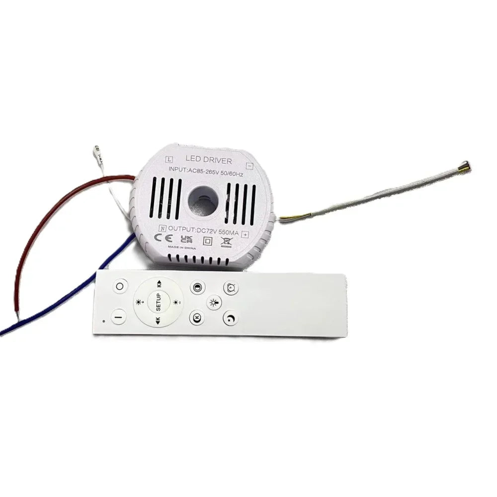 contrôleur led driver blanc moderne écran tactile câbles boutons perforé 05v ac85265v
