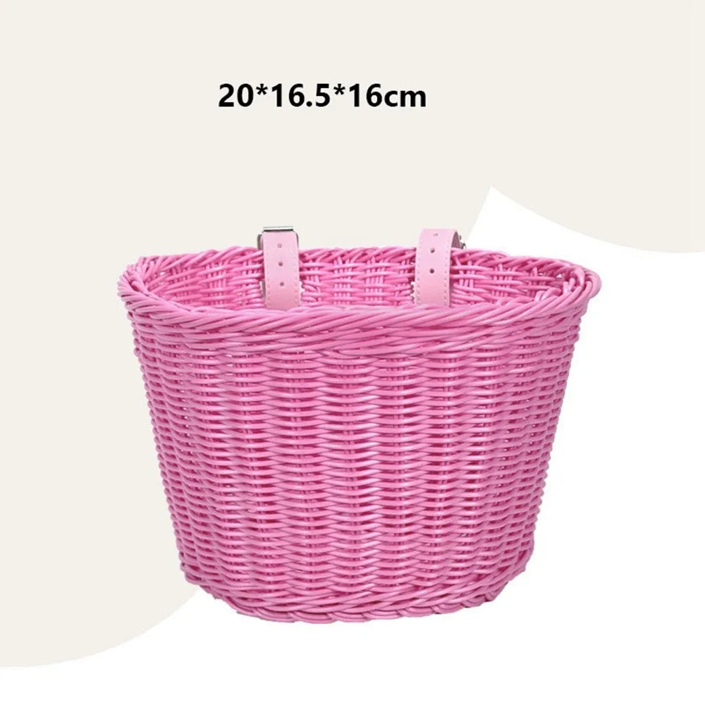 panier vélo clips marron bleu clair rose violet gris tissé dentelle moderne traditionnel