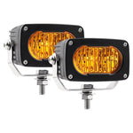 feux led jaunes combo 40w 3500k 50000h modernes robustes ip68 pièces noirs vissés