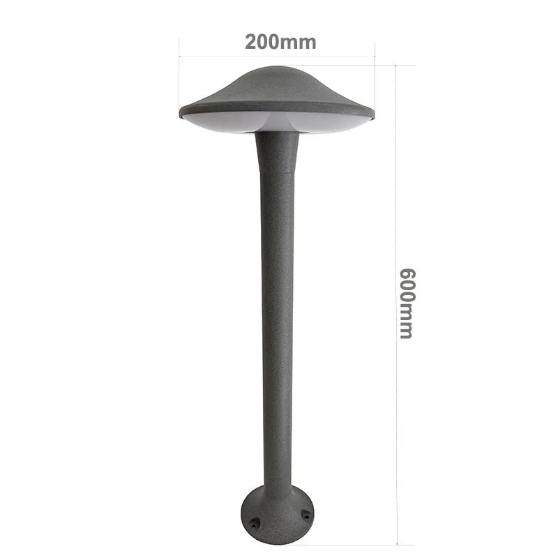 lampe solaire gris moderne éclairage extérieur ip65 protection alu autonomes