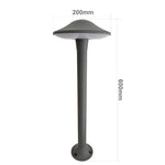 lampe solaire gris moderne éclairage extérieur ip65 protection alu autonomes