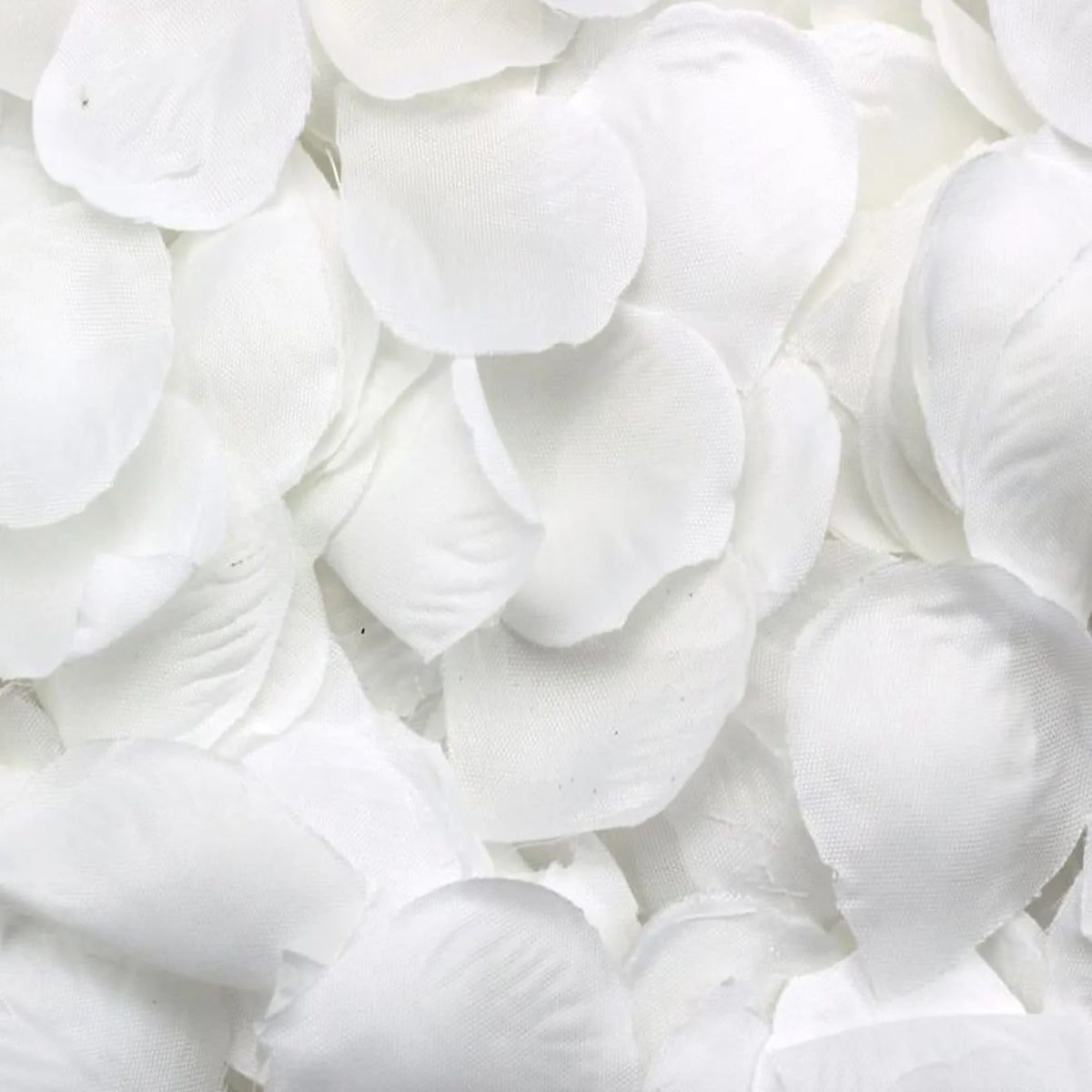 pétales fleurs artificielles blancs décor événement mariage festif 500 unités arrondies reliefs