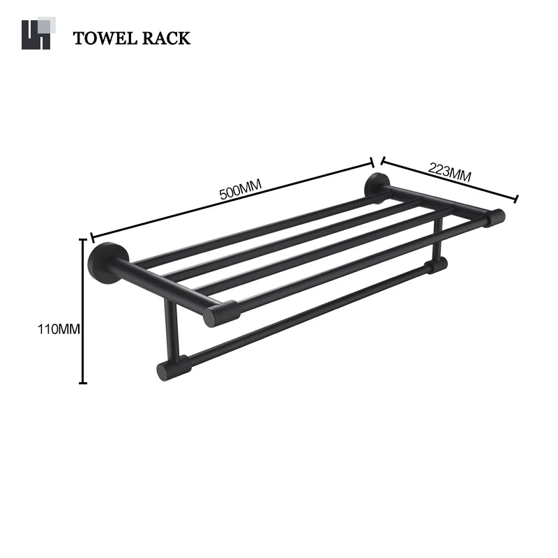 accessoires salle bain noir mat modernes fixations papier toilette verre dents brosse dents