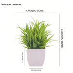 plantes artificielles feuilles vertes violettes moderne minimaliste sans entretien décoration intérieure extérieure pot carré