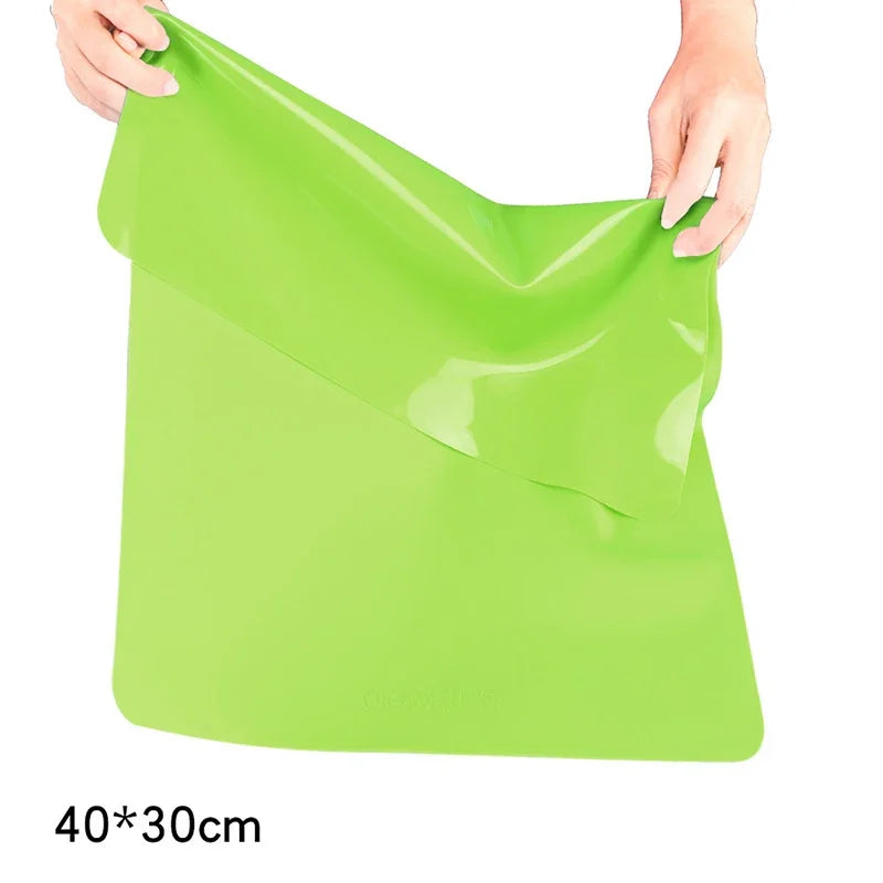 tapis protection table silicone moderne rectangle bleu vert rose marron