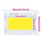 plaque led moderne 78mm 74mm blanc jaune points noirs 50w dc30v lumineuse