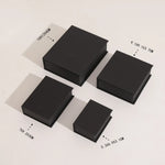 boîte bijoux carton luxe livre couvercle rabattable rangement colliers bagues