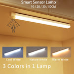 lampe led veilleuse rechargeable détecteur mouvement blanc cool warm adhésive rectangle moderne minimaliste