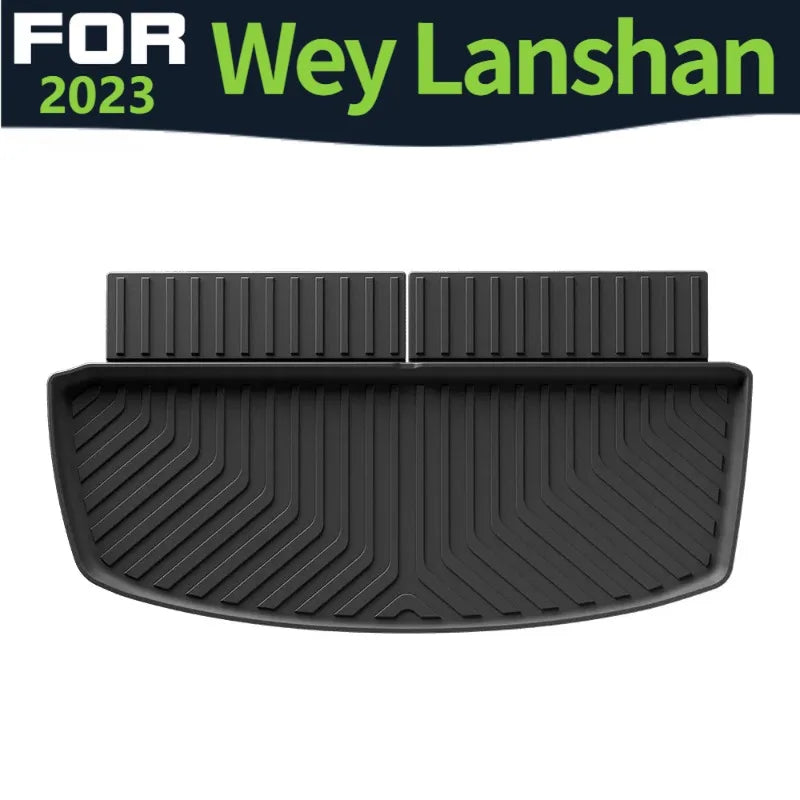 tapis sol voiture noir rayures diagonales moderne clips fixation facile nettoyer imperméable