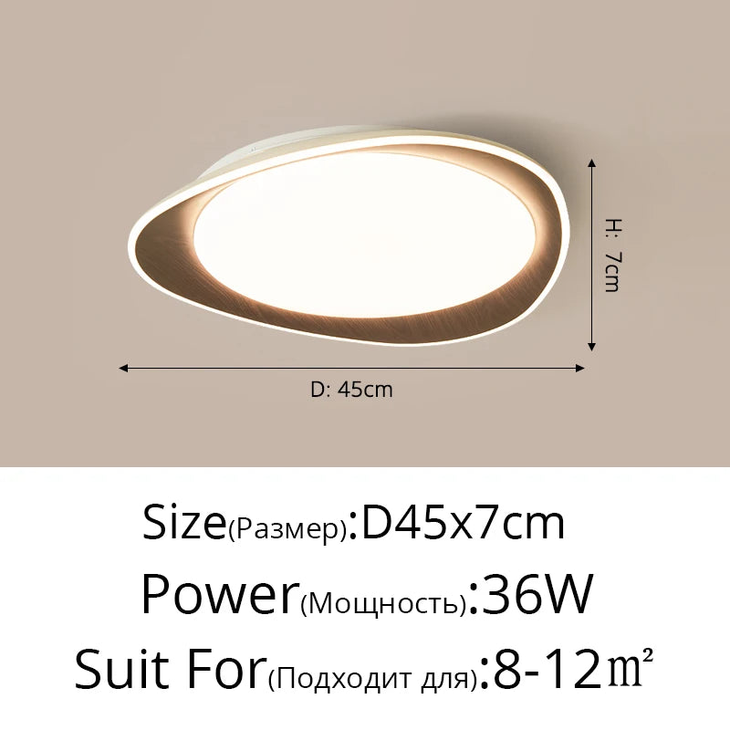 plafonnier led bois moderne blanc texture naturelle éclairage chambre salon autonomie tactile