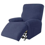 housses fauteuil relax polyestère gris motifs géométriques moderne adhésif poche