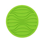 protector pad silicone moderne rayures bleu gris vert noir respectueux environnement 10cm