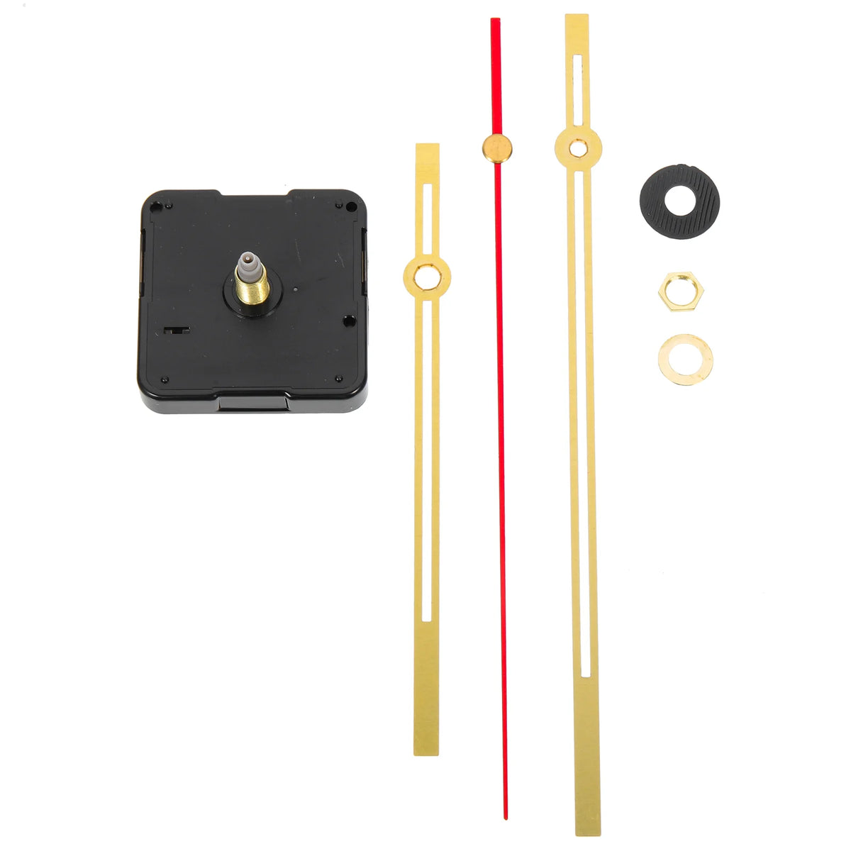 accessoires horloge murale mouvement quartz kit bricolage pièces rechange aiguilles secondes rouges modernes minimalistes