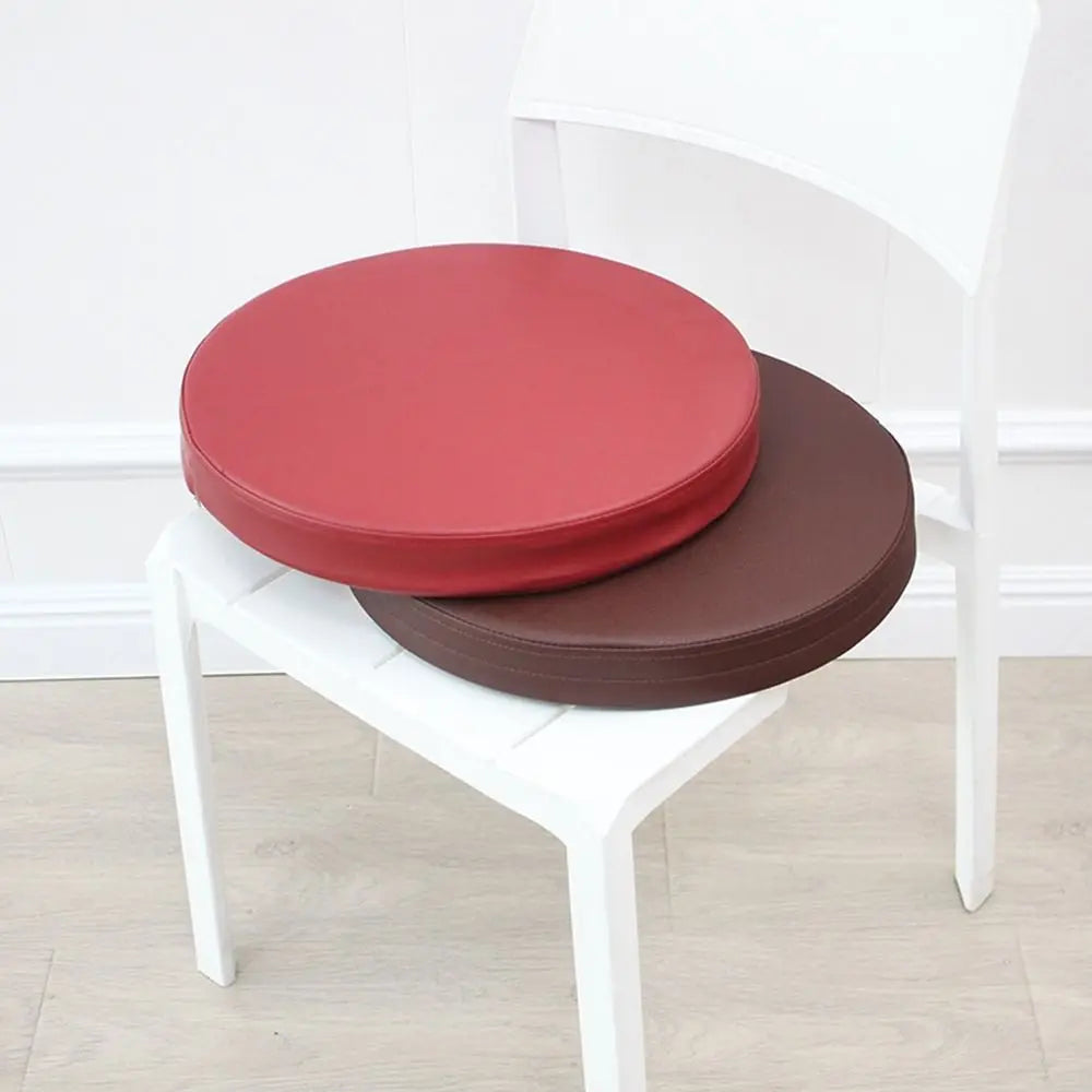 coussin rond imperméable mousse pe tissu uni moderne rouge marron bleu gris vert orange