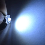 diodes led 3mm blanc rouge vert bleu jaune transparentes super flux 20ma 3v ccc