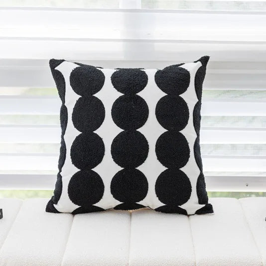 taies d'oreiller brodées motif floral modernes non toxiques maison hospitalière polyester coton respectueux environnement