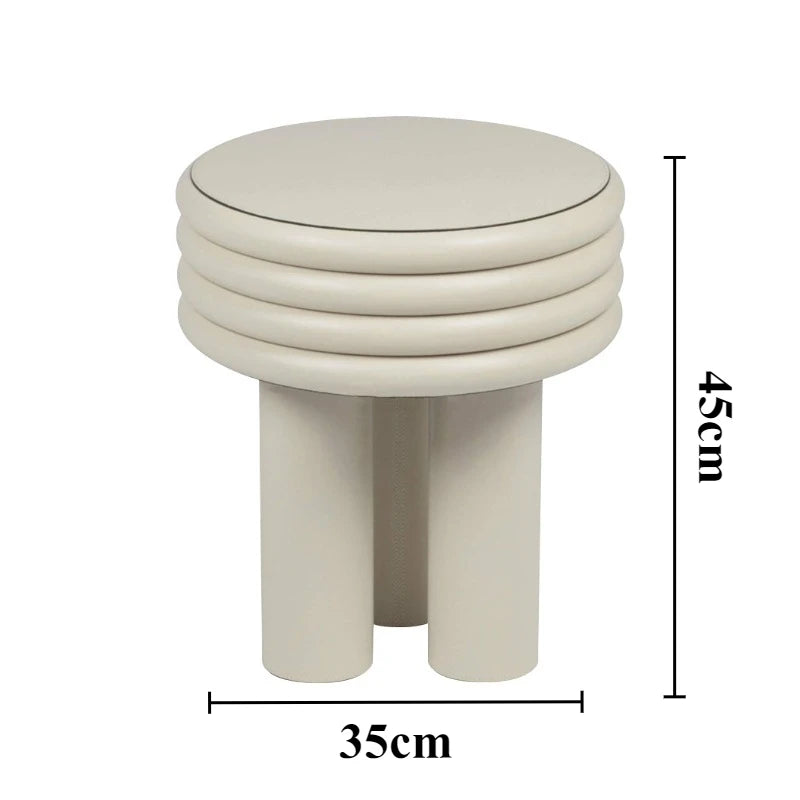 tabouret moderne minimaliste bois couleur gris contemporain salon decoration autonome