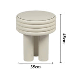 tabouret moderne minimaliste bois couleur gris contemporain salon decoration autonome