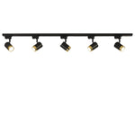 spots led gu10 réglables moderne noir doré brillantsintérieur chambre salon