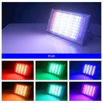 projecteur led noir moderne ip65 étanche télécommande flux lumineux élevé fixation certifié rohs