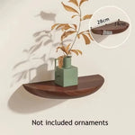 étagères murales modernes étagère bois marron rayures vase cactus bougie radio vintage plantes