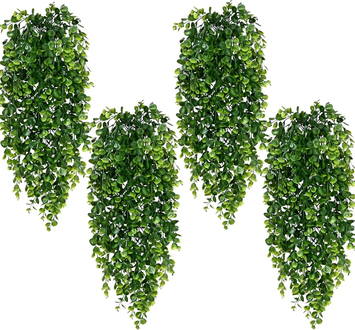 guirlande végétale artificielle vert feuilles fines moderne papillons colorés extérieur intérieur chambre salon