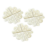 cornières décoratives fleurs feuilles adhésives bleu doré blanc bronze 43mm 43mm