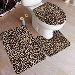 tapis bain moderne ensemble noir blanc adhésif tapis sol couvercle toilette minimaliste respectueux environnement