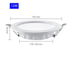 Spot LED moderne 220V 7W 9W 12W 20W blanc 4000K 6500K clips aluminium