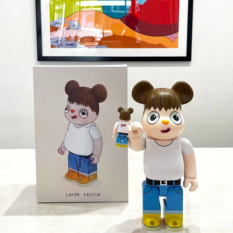 figurines animées grands yeux coiffures variées couleurs vives pack cadeau enfants modernes