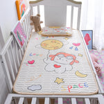 tapis sol enfant dessins animés bleu vert rose opacité cartoon antiacariens