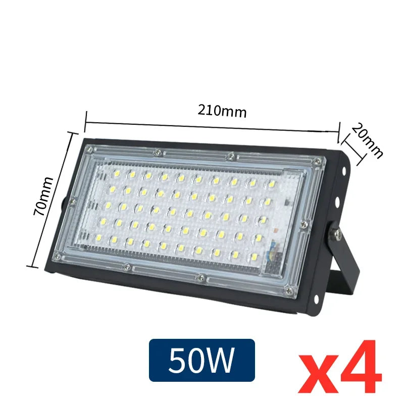 projecteurs led 100w 50w 220v noir modernes ip65 exterieur pieces