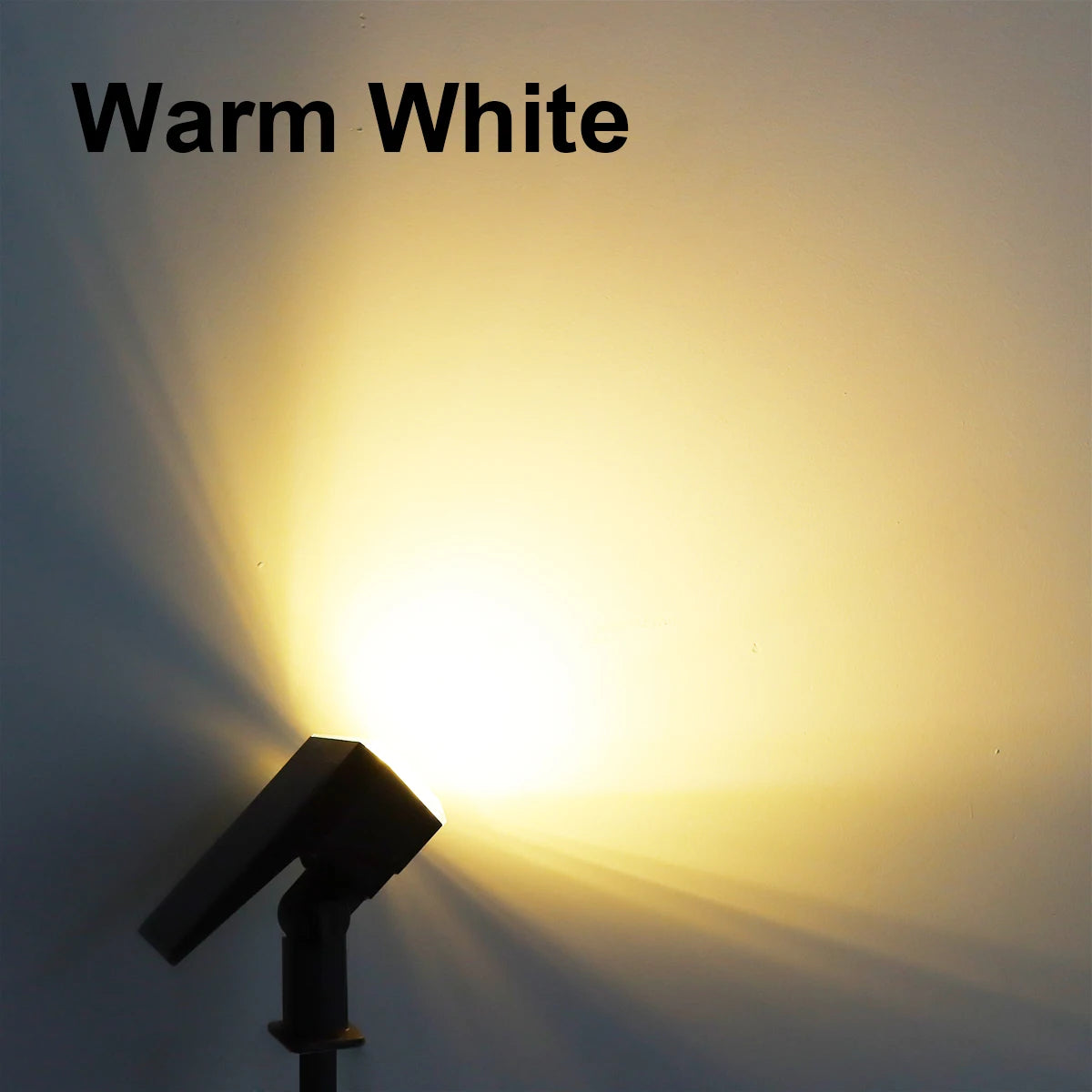 spot solaire led extérieur moderne noir ip65 modes éclairage piquet abs