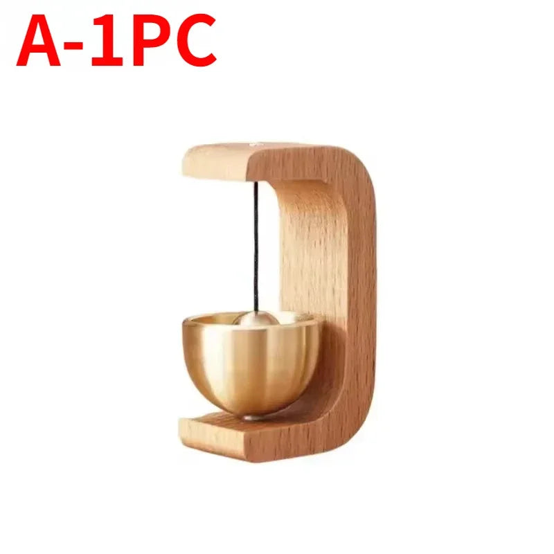 décoration intérieure boules sonores aimantées or bois modernes minimalistes suspension chambre entrée