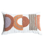 coussins géométriques blanc gris contemporains anti décubitus amovibles 45x45cm 30x50cm