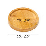 supports bambou assiettes modernes rustiques pots fleurs naturels petits grands decoration maison