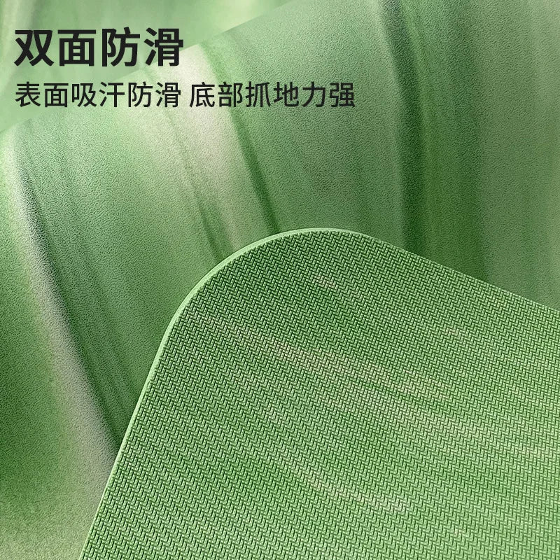 tapis yoga marbré vert pastel violet bleu moderne antidérapant 5mm