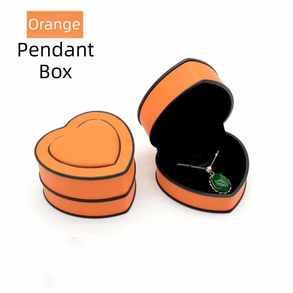 boîtes bijoux coeurs velours blanc noir rouge élégantes portables rangement cadeaux domestiques