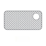 tapis lavabo silicone perforé gris moderne antidérapant drainage vaisselle 34.5x28.6cm
