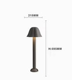 lampe sol industrielle led ip65 aluminium noir classiqueextérieur jardin