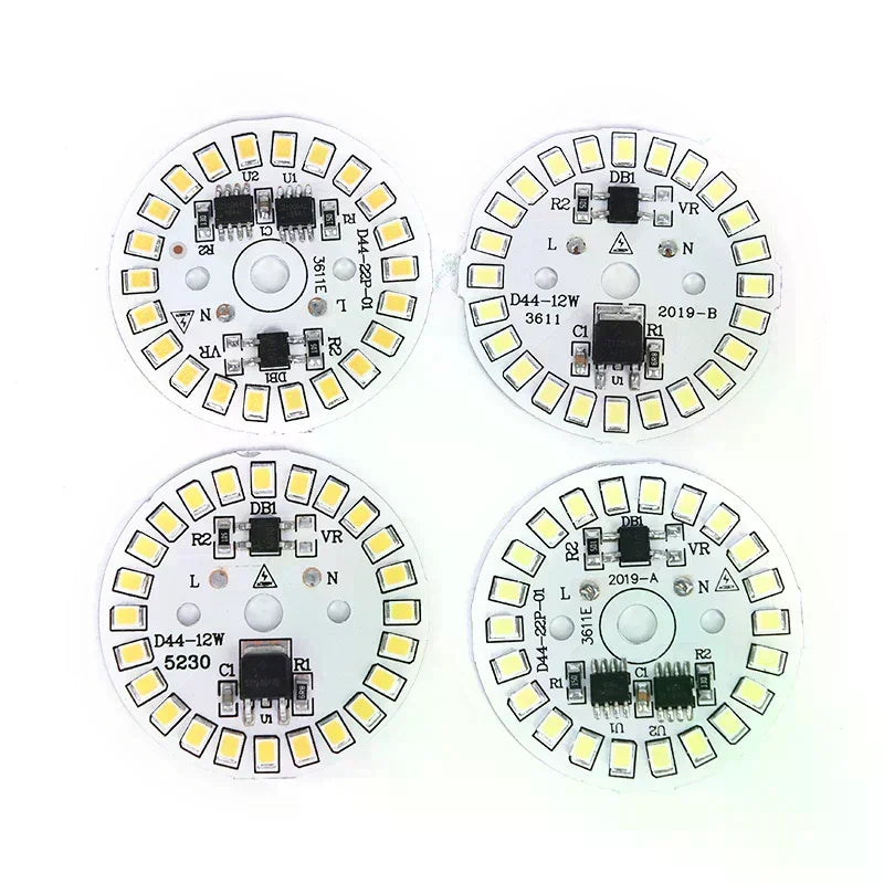 plaque led circulaire diodes blanc modernes technologie 28mm 35mm 40mm 44mm 48mm