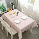 nappe table carreaux noirs moderne pvc blanc gris résistante huile imperméable minimaliste