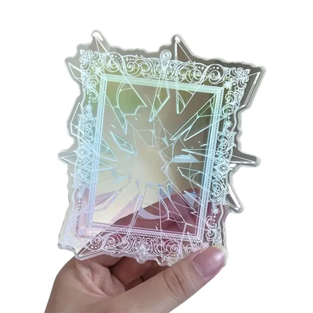 cadre photo acrylique manga effets cassés transparent coloré personnages animesbrisés gravuresbaroques fixationsmurales