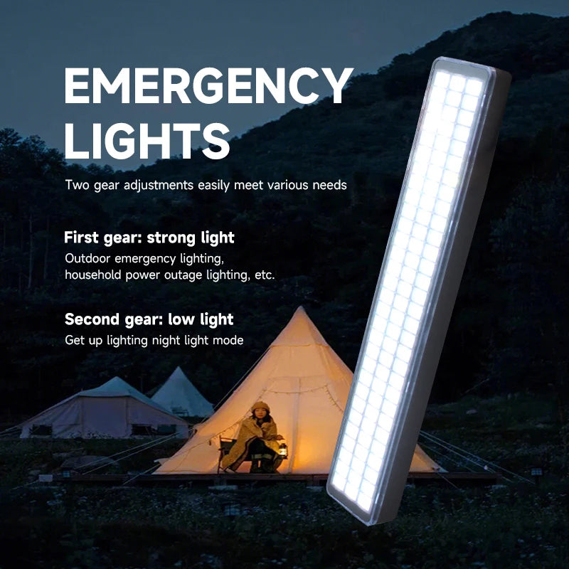 lampe led urgence rechargeable 90 led blanc argenté fixations modernes utilitaires