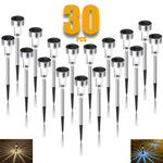 lampe solaire extérieure jardin led argentée noire moderne ip44 abs