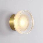applique murale led ronde moderne blanc rayures horizontales adhésif chambre salon echangetable
