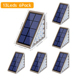 lumière solaire led moderne or noir ip67 autoinstallationextérieur minimalistechemin décoration batterie intégrée