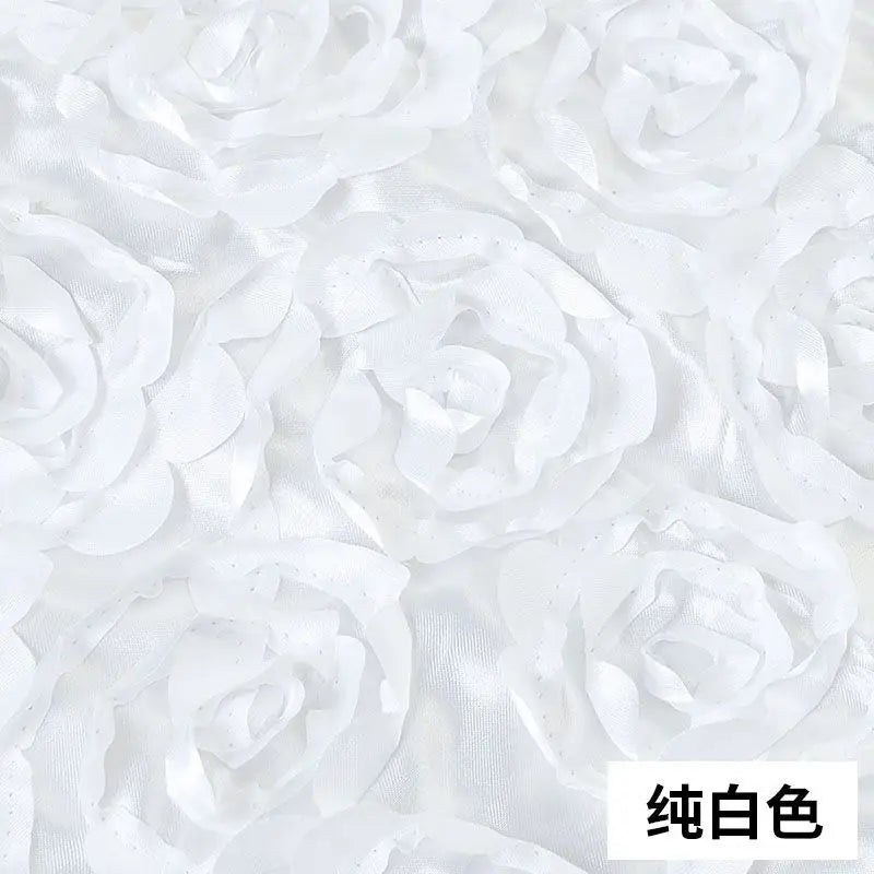 tapis mariage satin roses relief texturé violet rouge vert élégant antidérapant 50cm 130cm