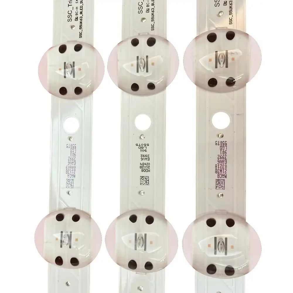 éclairage led blanc moderne 598mm 8leds 55pouce connecteur nouveau