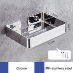 porte savon mural moderne acier inoxydable finition chrome noir blanc doré rose doré